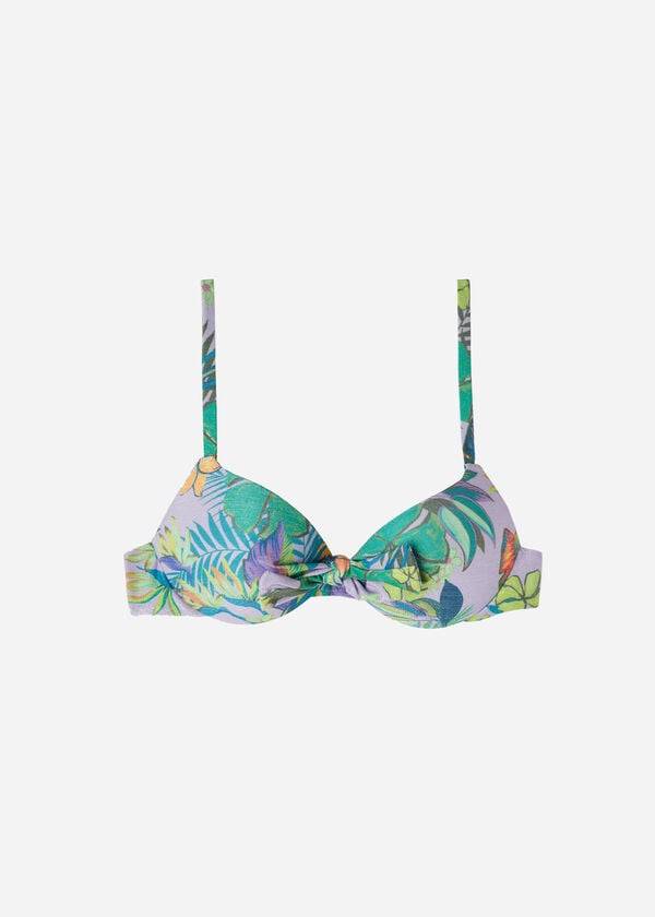 Calzedonia Graduated Push Up Brasilia Bikini Toppe Dame Lilla | DK1752DN