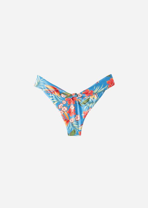 Calzedonia High-Cut Brazilian Maui Bikini Underdele Dame Grøn | DK1444JJ