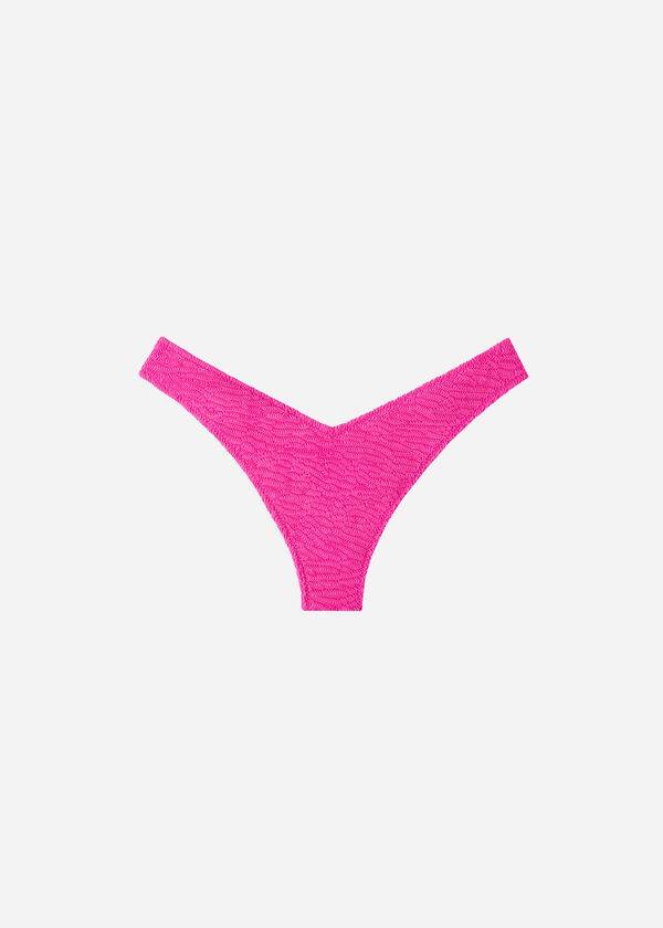 Calzedonia High Cut V-shaped Brazilian Miami Bikini Underdele Dame Lyserød | DK1399BC