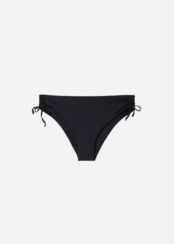 Calzedonia High-Talje Drawstring Indonesia Bikini Underdele Dame Sort | DK1455WY