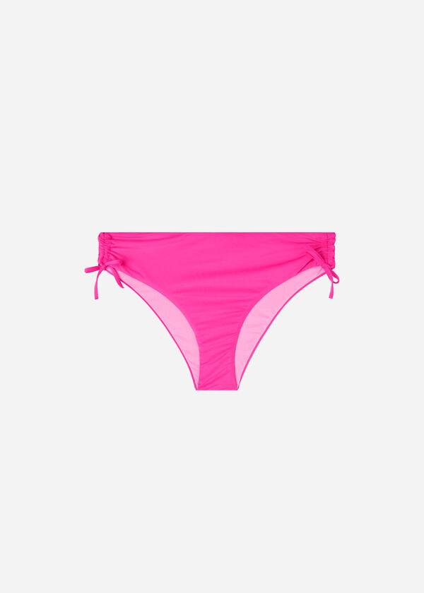 Calzedonia High-Talje Drawstring Indonesia Bikini Underdele Dame Lyserød | DK1457RW