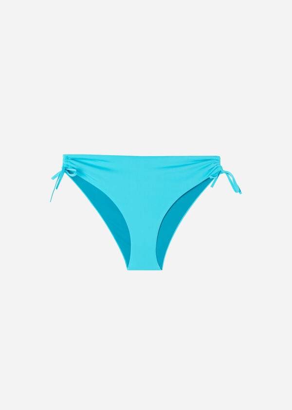 Calzedonia High-Talje Drawstring Indonesia Bikini Underdele Dame Turkis | DK1458TV