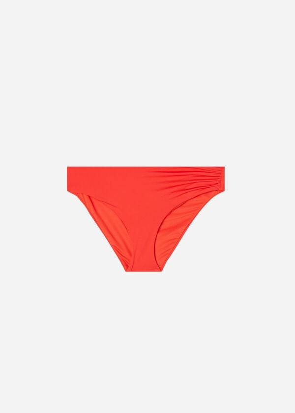 Calzedonia High Talje Indonesia Eco Bikini Underdele Dame Rød | DK1425BC