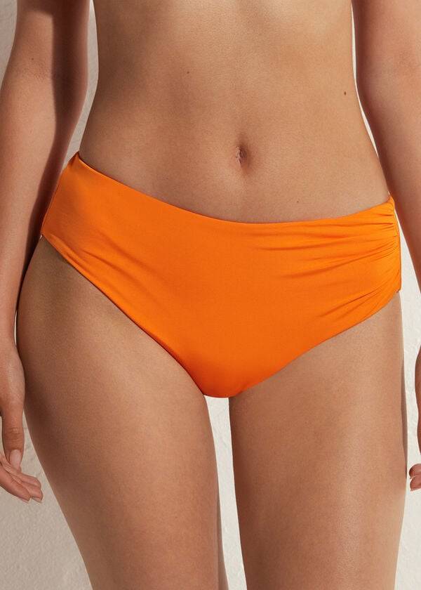 Calzedonia High Talje Indonesia Eco Bikini Underdele Dame Orange | DK1427MA