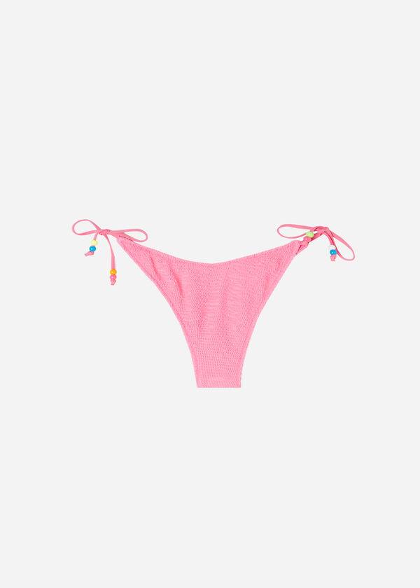 Calzedonia High V-Cut Brazilian San Diego Bikini Underdele Dame Lyserød | DK1414DN