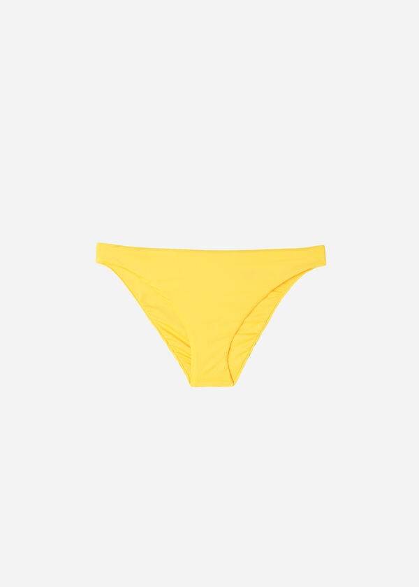 Calzedonia Indonesia Eco Bikini Underdele Dame Gul | DK1471KI