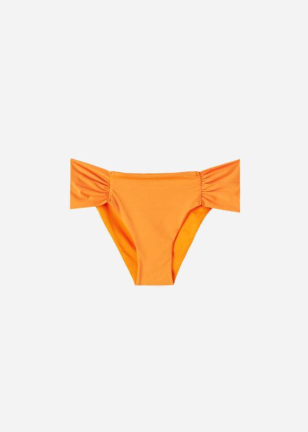 Calzedonia Indonesia Eco rise Bikini Underdele Dame Orange | DK1479MA