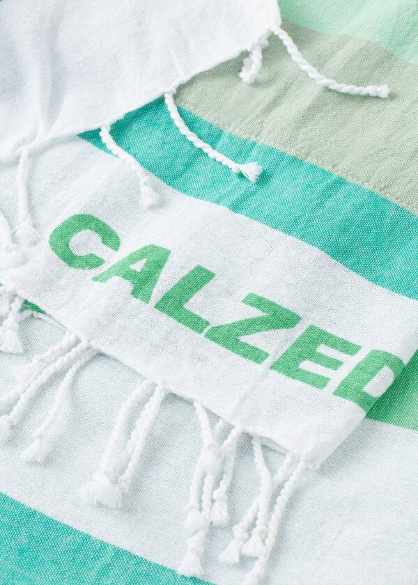 Calzedonia Logo Beach Towel Accessories Dame Grøn | DK1278UT