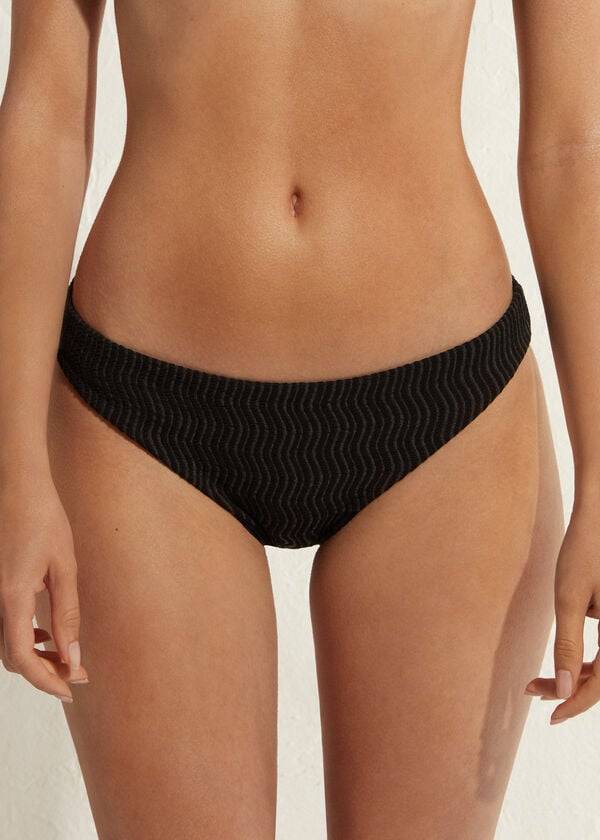 Calzedonia Mykonos Bikini Underdele Dame Sort | DK1506QZ