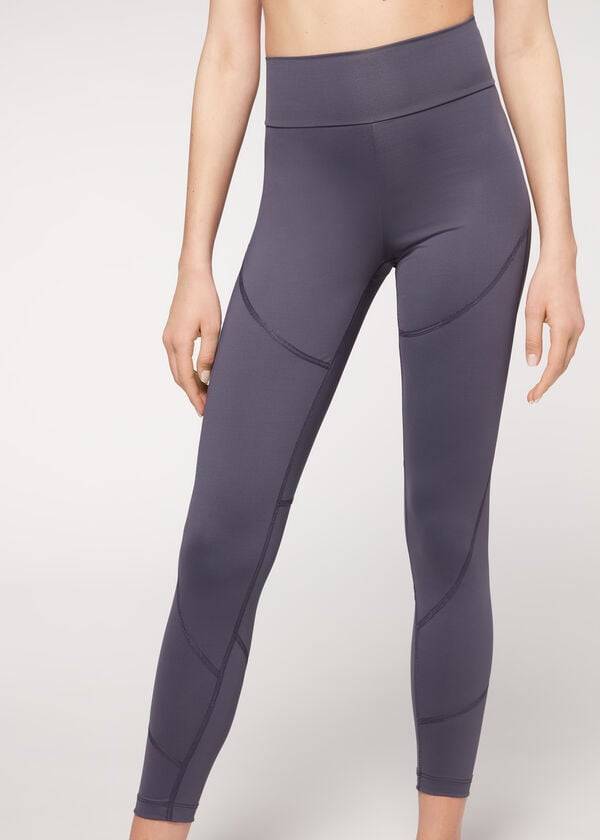 Calzedonia Performance Atletiske Leggings Dame Mørkeblå | DK2670DN