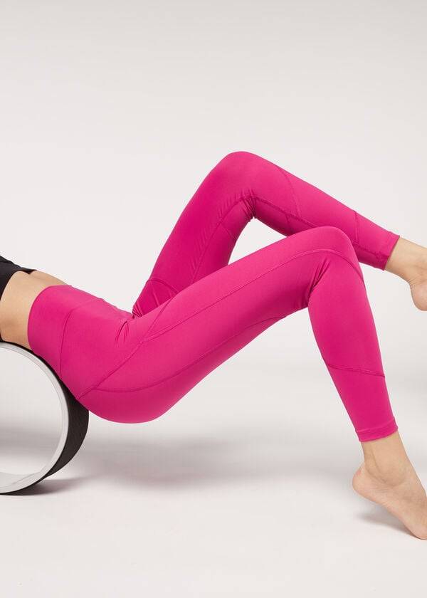 Calzedonia Performance Atletiske Leggings Dame Lyserød | DK2671SO