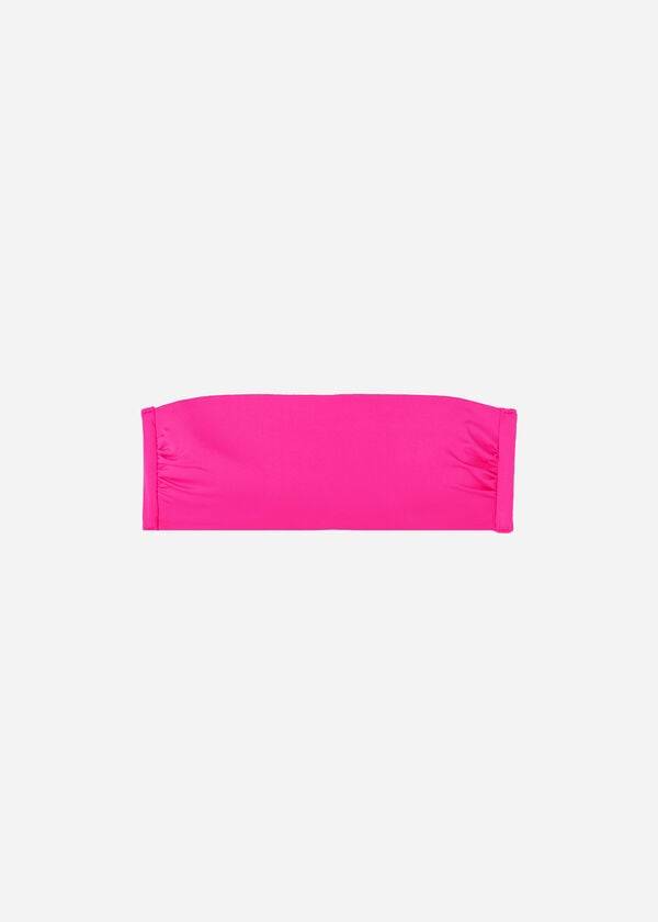 Calzedonia Polstret Bandeau Indonesia Eco rosa Bikini Toppe Dame Lyserød | DK1805FM