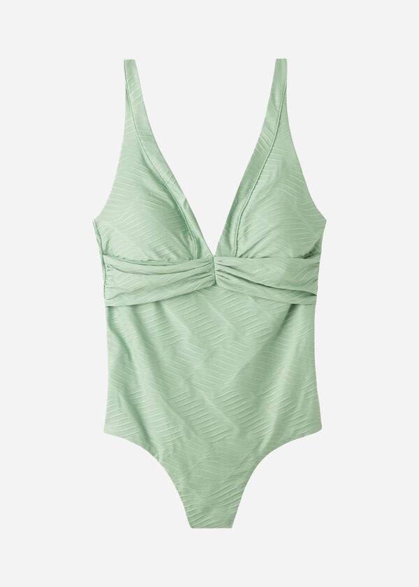 Calzedonia Polstret One-Piece Genova Badedragter Dame Grøn | DK2174LH