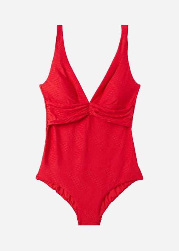 Calzedonia Polstret One-Piece Genova Badedragter Dame Rød | DK2175ZG