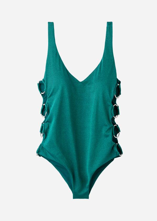 Calzedonia Polstret One-Piece Hollywood Badedragter Dame Grøn | DK2177CE