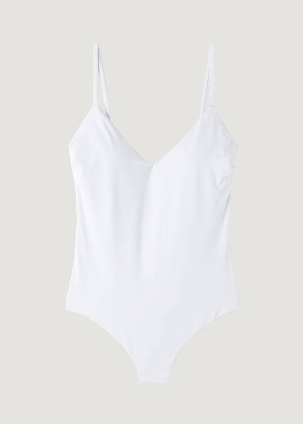 Calzedonia Polstret One-Piece Indonesia Badedragter Dame Hvide | DK2181MA