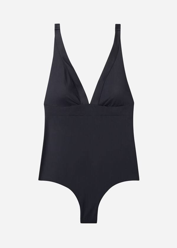 Calzedonia Polstret One-Piece Paola Badedragter Dame Sort | DK2184EX