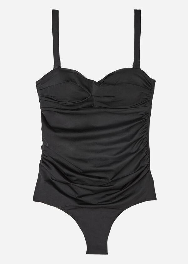 Calzedonia Polstret One-Piece Roma Badedragter Dame Sort | DK2185RW