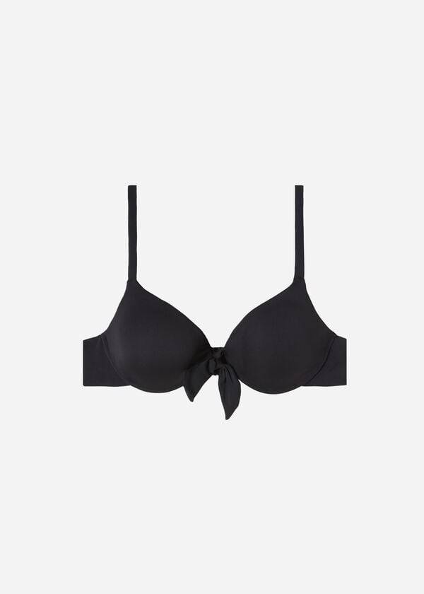 Calzedonia Polstret Push-Up Indonesia Bikini Toppe Dame Sort | DK1852OR