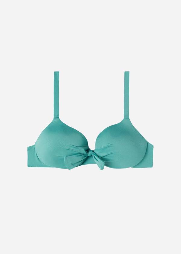 Calzedonia Polstret Push Up Indonesia Eco Sexy Bikini Toppe Dame Turkis | DK1829SO