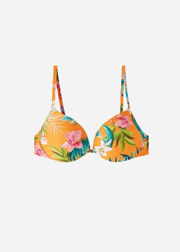 Calzedonia Polstret Push-Up Rio Eco Bikini Toppe Dame Orange | DK1875YU