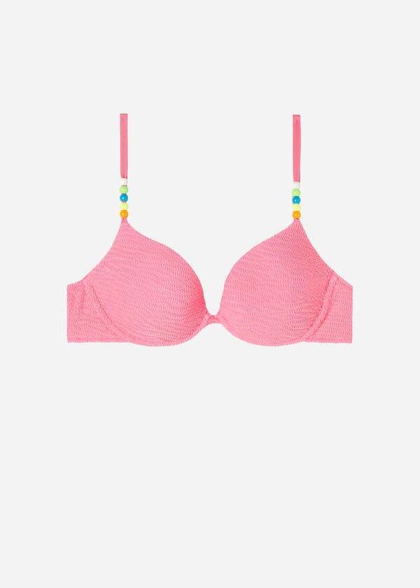 Calzedonia Polstret Push-Up San Diego Bikini Toppe Dame Lyserød | DK1877IS