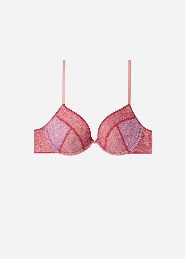 Calzedonia Polstret Push-up Lisbona Bikini Toppe Dame Lyserød | DK1860JJ