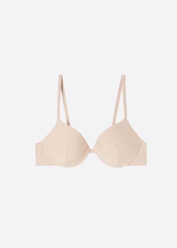 Calzedonia Polstret Push-up The Hamptons Bikini Toppe Dame Beige | DK1881SO