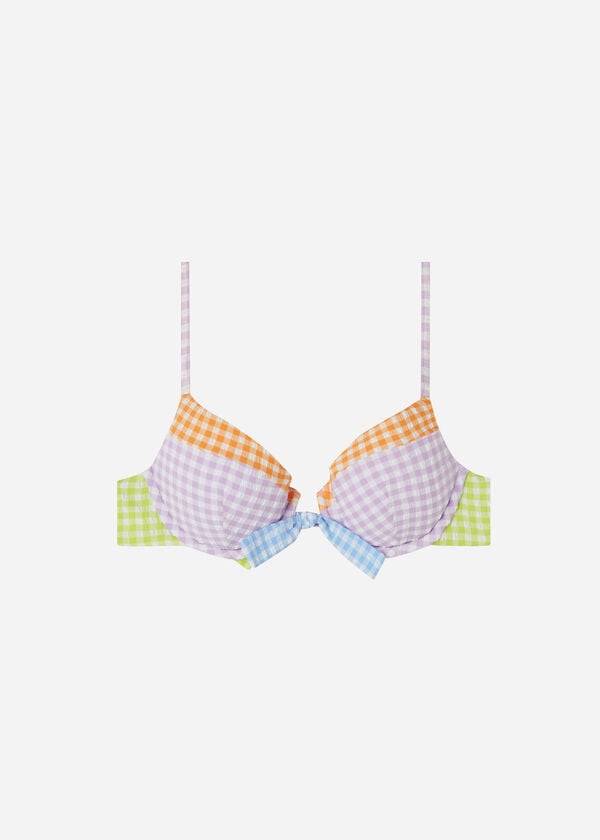 Calzedonia Polstret Push-up Valencia Bikini Toppe Dame Lyserød | DK1882DN