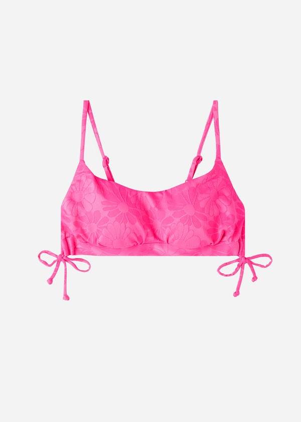 Calzedonia Polstret Tank-Stil Antibes Bikini Toppe Dame Lyserød | DK1883FM