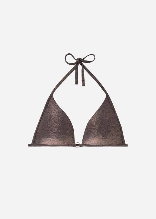 Calzedonia Polstret Triangle Hollywood Bikini Toppe Dame Sort | DK1900TV