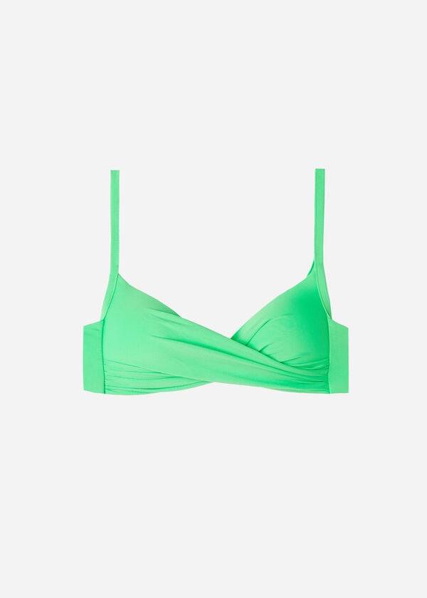 Calzedonia Polstret Triangle Indonesia Eco cobey Bikini Toppe Dame Mintgrønne | DK1912JJ