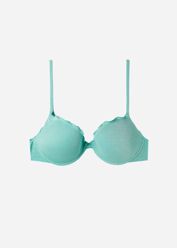 Calzedonia Push Up Formentera Bikini Toppe Dame Grøn | DK1940LH