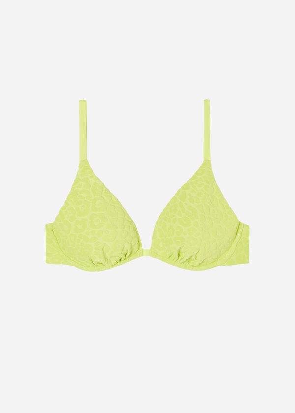 Calzedonia Removable Padding Push Up Bangkok Bikini Toppe Dame Grøn | DK1956OR