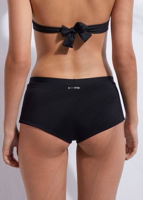 Calzedonia Shorts Indonesia Bikini Underdele Dame Sort | DK1552XF