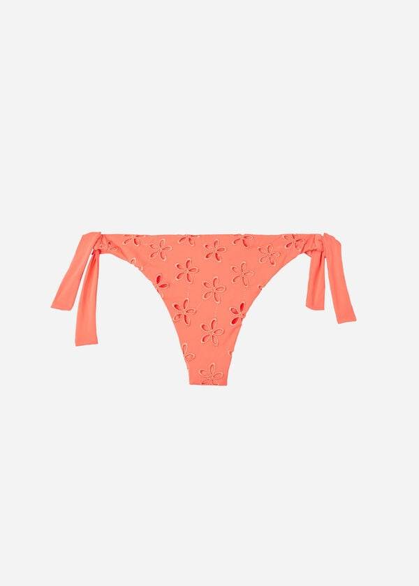 Calzedonia Side Tie Brazilian Corfù Bikini Underdele Dame Koral Orange | DK1558QZ