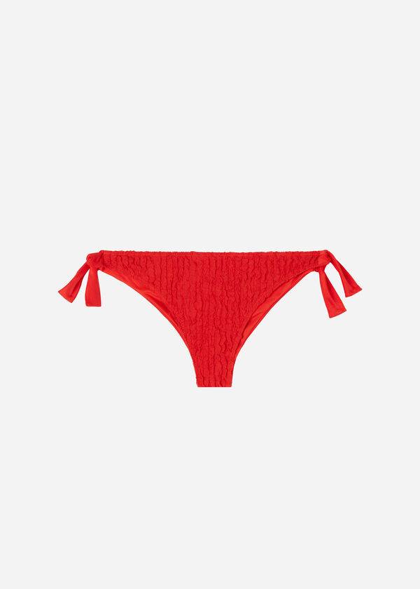 Calzedonia Side Tie Brazilian Marrakech Bikini Underdele Dame Rød | DK1560EX