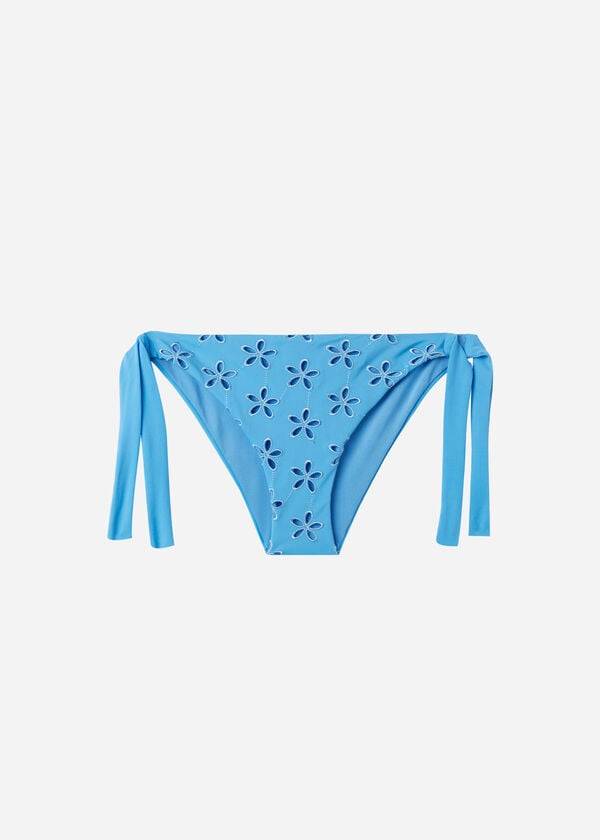 Calzedonia Side Tie Corfù Bikini Underdele Dame Blå | DK1562TV