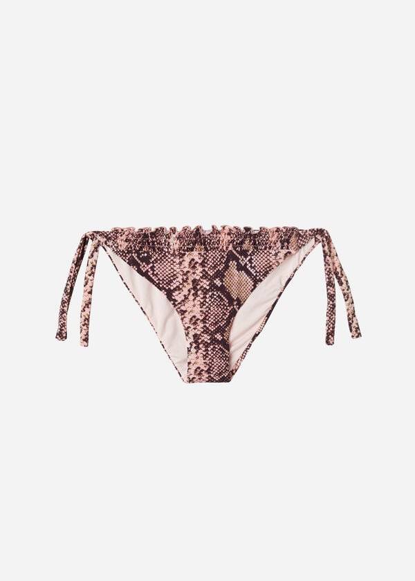 Calzedonia Side Tie Sidney Bikini Underdele Dame Lyserød | DK1566OR