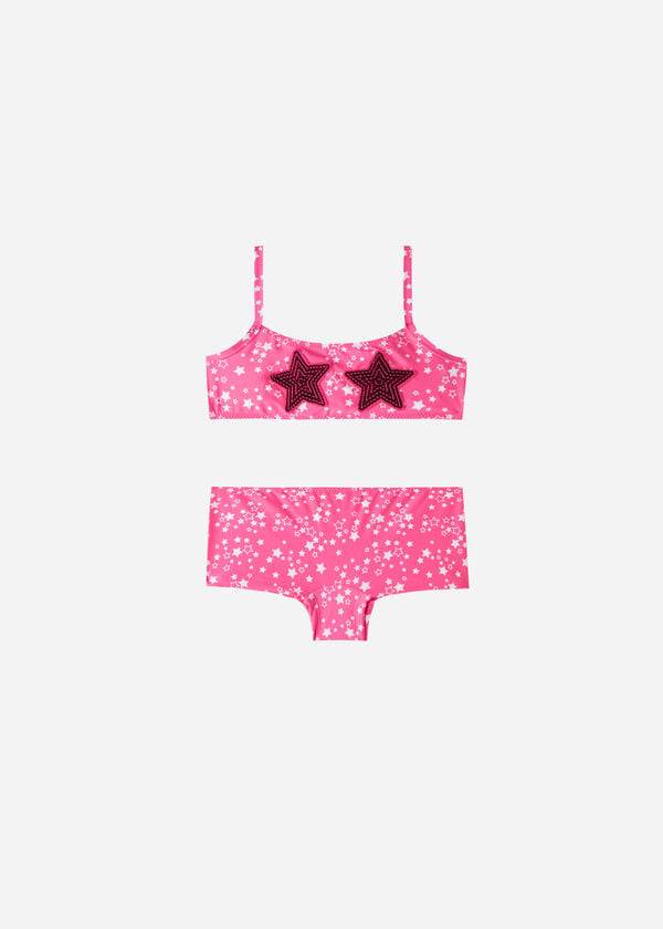 Calzedonia Star Two-Piece Jam Badedragter Børn Lyserød | DK3049HK