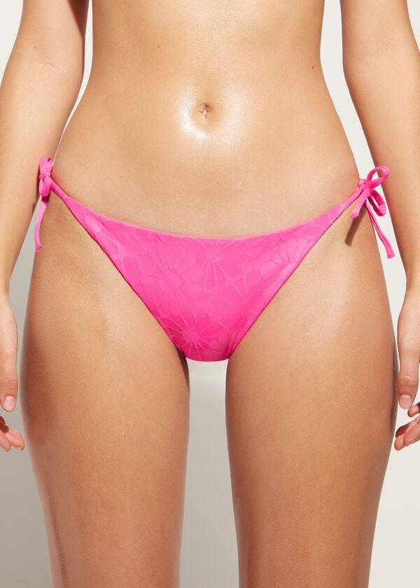 Calzedonia String Antibes Bikini Underdele Dame Lyserød | DK1578XF