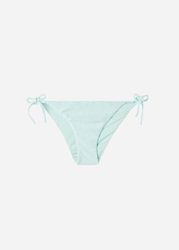 Calzedonia String Beverly Hills Eco Bikini Underdele Dame Blå | DK1583MA