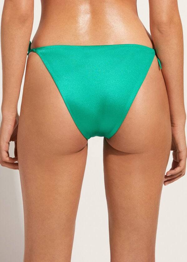 Calzedonia String Cannes Bikini Underdele Dame Grøn | DK1584QZ