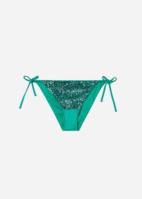 Calzedonia String Cannes Bikini Underdele Dame Grøn | DK1584QZ