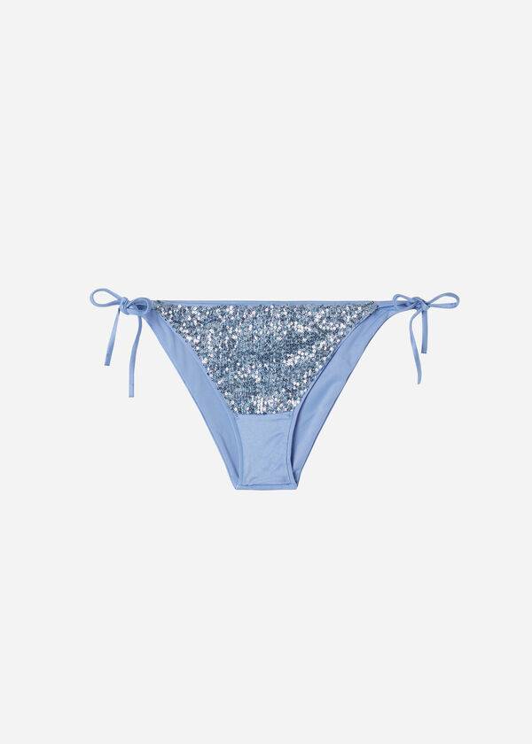 Calzedonia String Cannes Bikini Underdele Dame Blå | DK1586EX