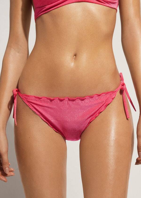 Calzedonia String Formentera Bikini Underdele Dame Lyserød | DK1595SO