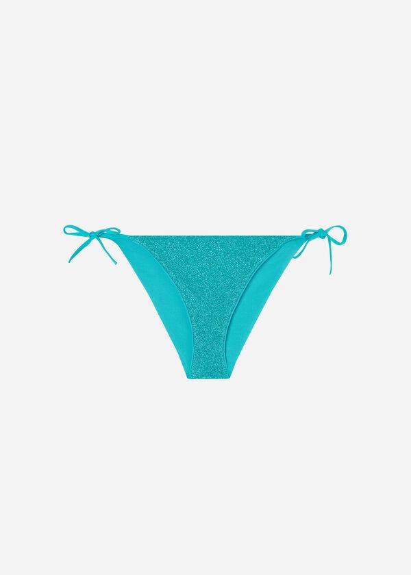 Calzedonia String Las Vegas Bikini Underdele Dame Blå | DK1601KI