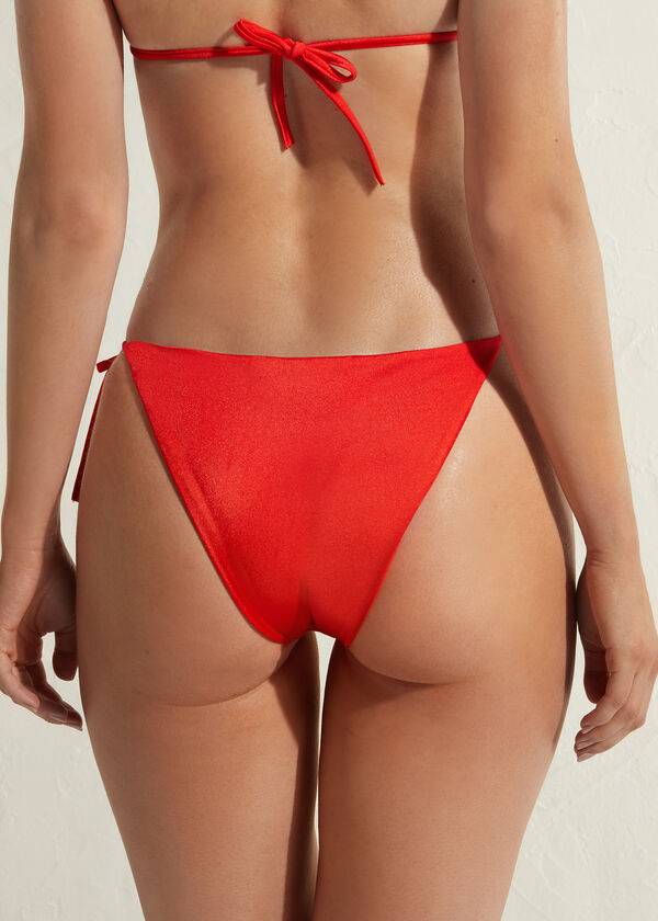 Calzedonia String Marrakech Bikini Underdele Dame Rød | DK1604XF