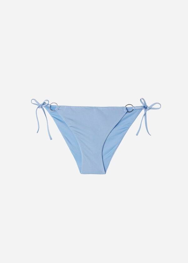 Calzedonia String Tie Abu Dhabi Bikini Underdele Dame Blå | DK1619PQ