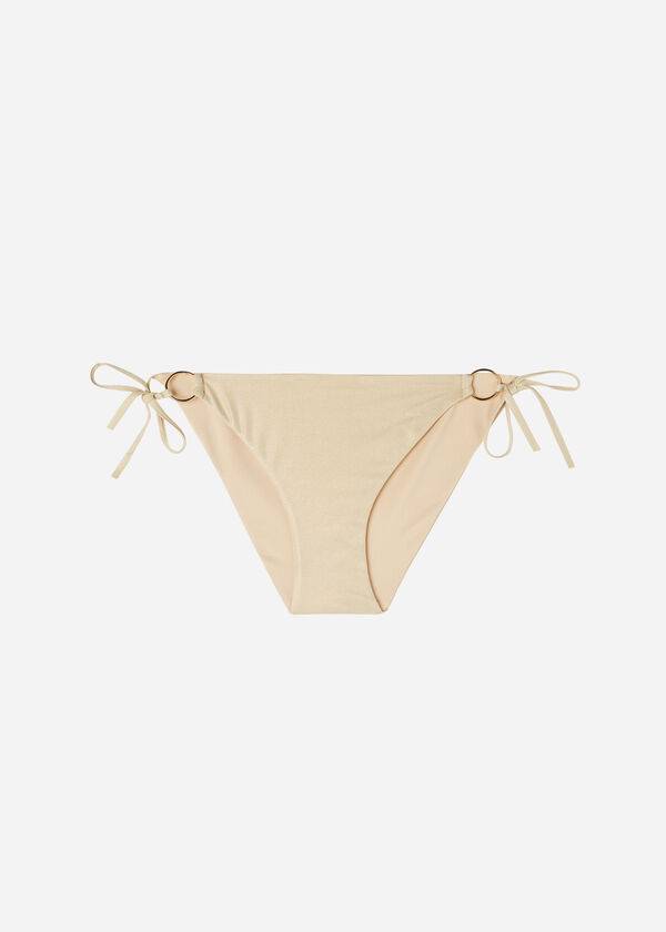 Calzedonia String Tie Abu Dhabi Bikini Underdele Dame Guld | DK1620AP